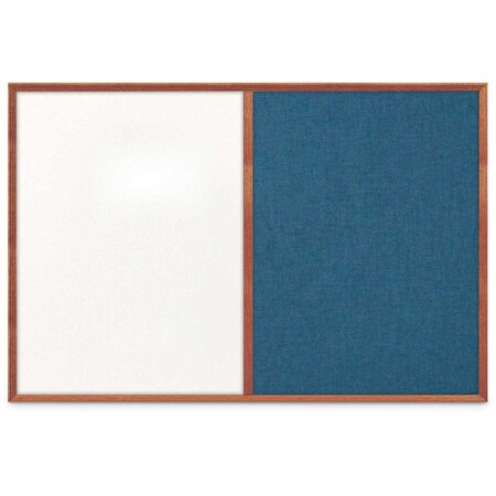 United Visual Products Slim Style Indoor Enclosed Corkboard, 30 UV503SC-GOLD-DBURGU